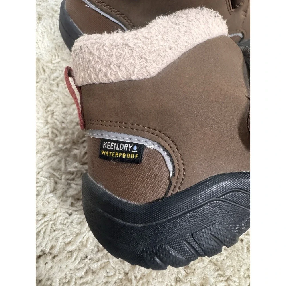 Keen Kids Kootenay II Waterproof Fleece Lined  Hook & Loop Ankle Boots Size 11
